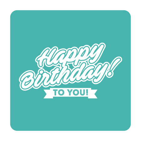 happy birthday card. colorful design. vector illustrationのイラスト素材