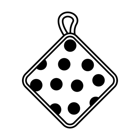 kitchen glove utensil isolated icon vector illustration designのイラスト素材