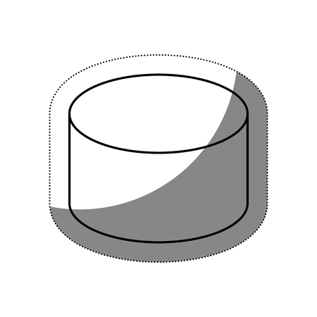 circular object icon over white background. vector illustrationのイラスト素材