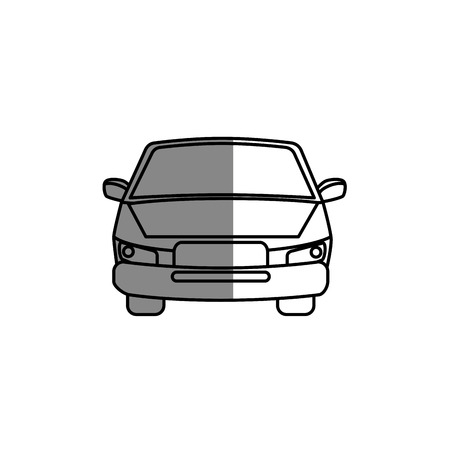 car vehicle isolated icon vector illustration designのイラスト素材