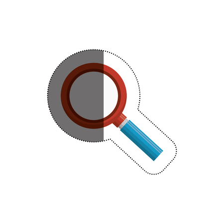 search magnifying glass icon vector illustration designのイラスト素材
