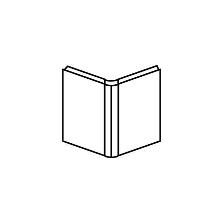 text book library isolated icon vector illustration designのイラスト素材