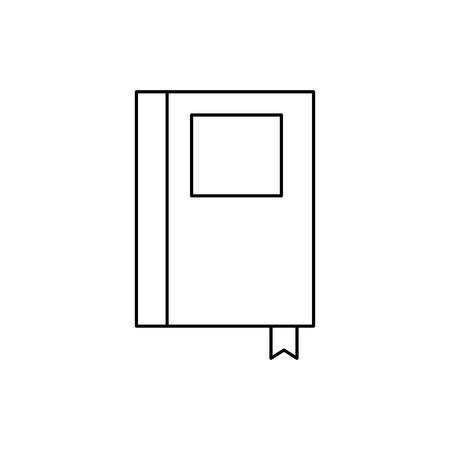 text book library isolated icon vector illustration designのイラスト素材