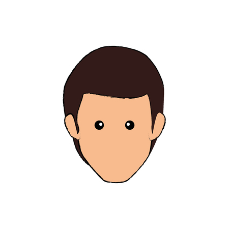 businessman character avatar icon vector illustration designのイラスト素材