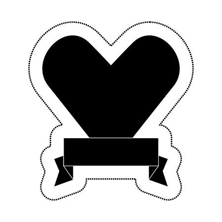 heart love card icon vector illustration designのイラスト素材