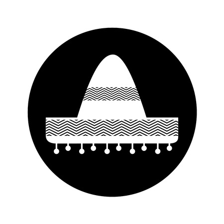 mexican hat isolated icon vector illustration designのイラスト素材