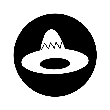mexican hat isolated icon vector illustration designのイラスト素材