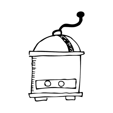 coffee toaster machine drawing icon vector illustration designのイラスト素材