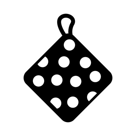 kitchen glove utensil isolated icon vector illustration designのイラスト素材