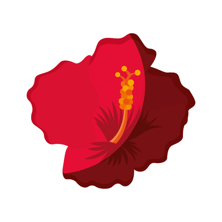 exotic and tropical flower icon vector illustration designのイラスト素材