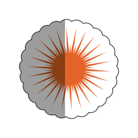 sun burst element icon vector illustration designのイラスト素材
