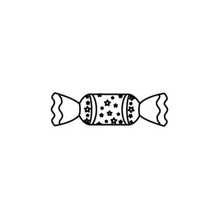 sweet candies isolated icon vector illustration designのイラスト素材