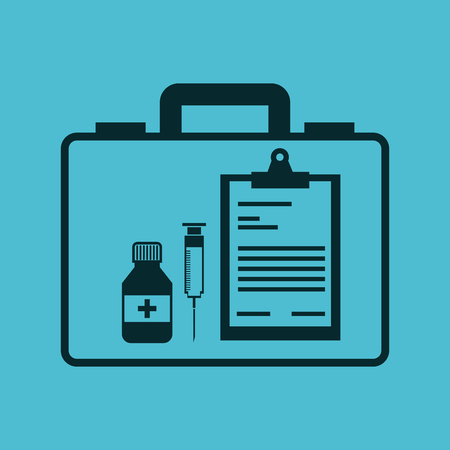 healthcare medical equipment icons vector illustration designのイラスト素材