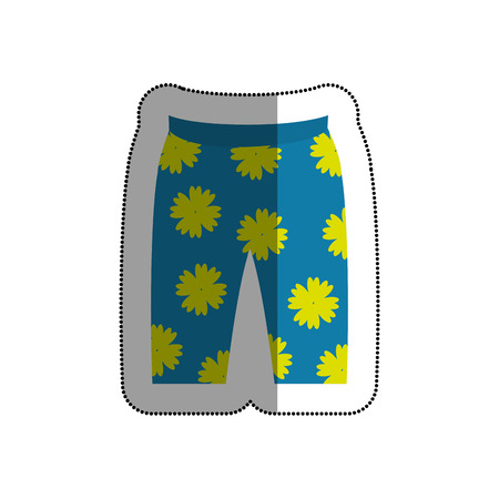 Beach short isolated icon vector illustration designのイラスト素材