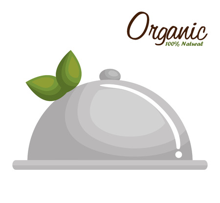 Eco friendly organic product guaranteed seal vector illustration design.のイラスト素材