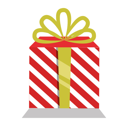 giftbox present isolated icon vector illustration designのイラスト素材