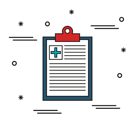 medical order isolated icon vector illustration designのイラスト素材