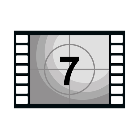 Cinema counter tape icon vector illustration designのイラスト素材