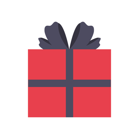 giftbox present isolated icon vector illustration designのイラスト素材