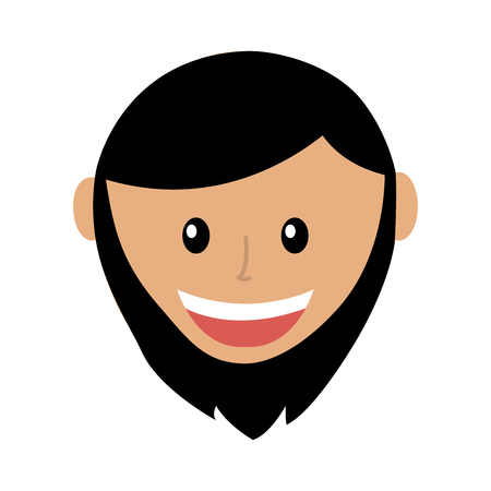 man avatar character icon vector illustration designのイラスト素材