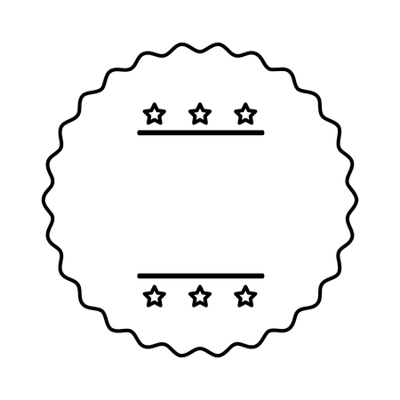 frame seal isolated icon vector illustration designのイラスト素材