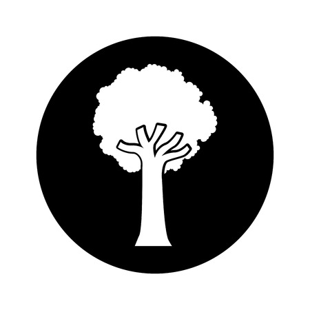 tree plant isolated icon vector illustration designのイラスト素材
