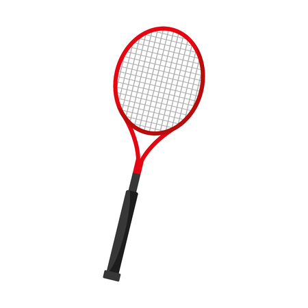 tennis racket isolated icon vector illustration designのイラスト素材