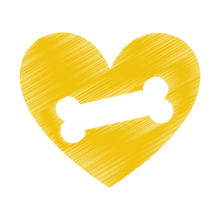 bone mascot isolated icon vector illustration designのイラスト素材