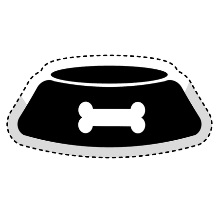 dish mascot isolated icon vector illustration designのイラスト素材