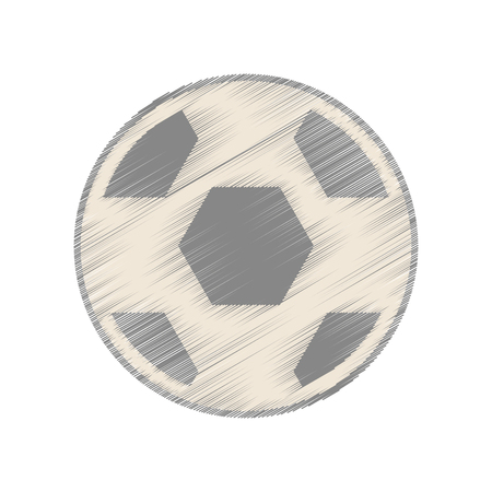 soccer balloon isolated icon vector illustration designのイラスト素材