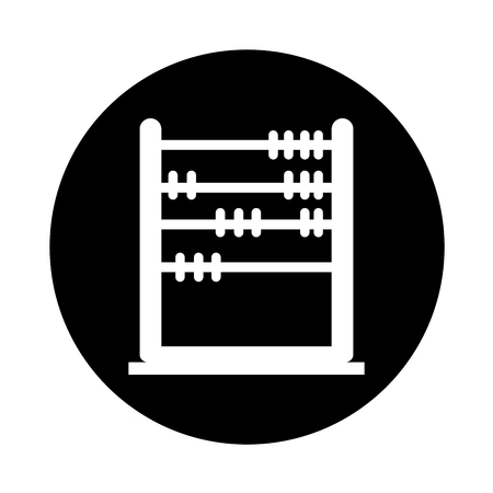 abacus education isolated icon vector illustration designのイラスト素材