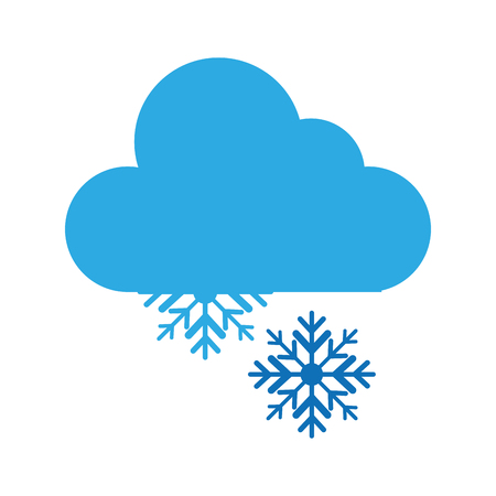 snow storm weather isolated icon vector illustration designのイラスト素材