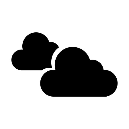 cloudy weather isolated icon vector illustration designのイラスト素材