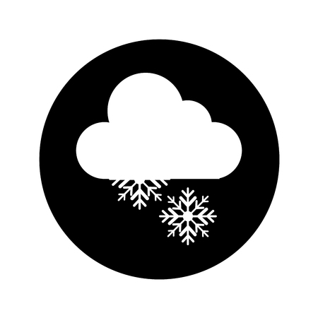 snow storm weather isolated icon vector illustration designのイラスト素材