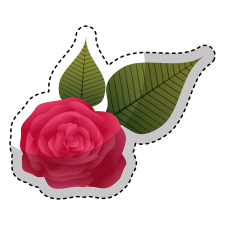 cute flower isolated icon vector illustration designのイラスト素材