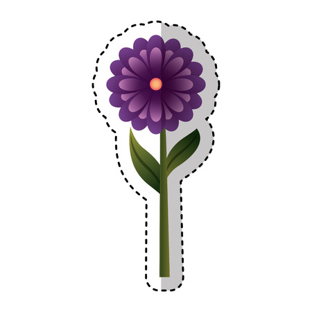 cute flower isolated icon vector illustration designのイラスト素材