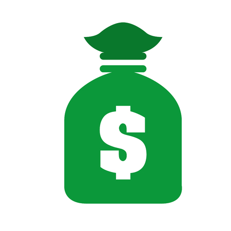 money bag isolated icon vector illustration designのイラスト素材