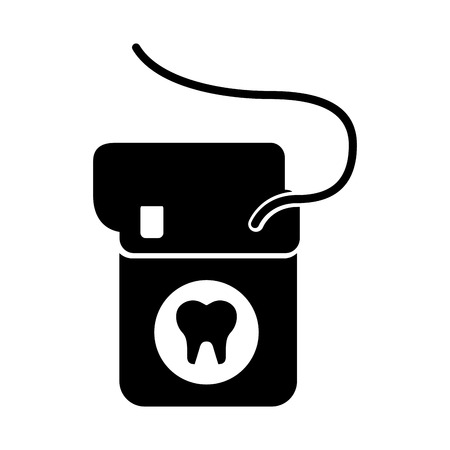 dental floss isolated icon vector illustration designのイラスト素材