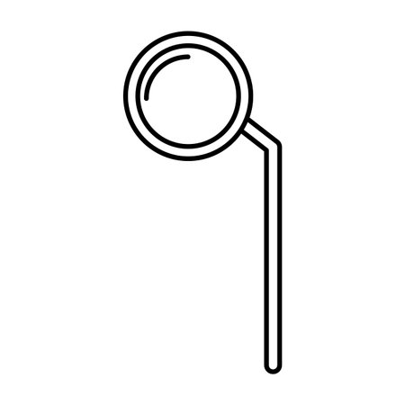 Dental mirror isolated icon vector illustration designのイラスト素材