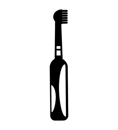 electric toothbrush dental isolated icon vector illustration designのイラスト素材