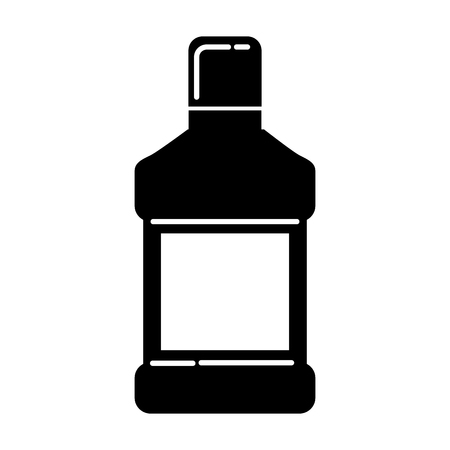 mouthwash bottle isolated icon vector illustration designのイラスト素材