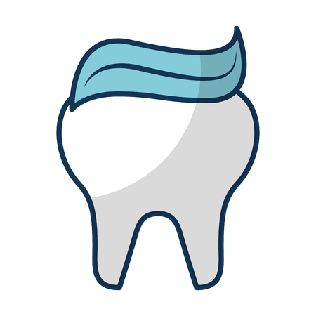 tooth clean isolated icon vector illustration designのイラスト素材