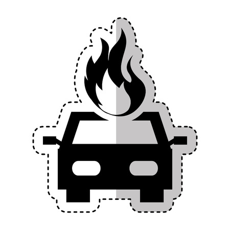 car insurance isolated icon vector illustration designのイラスト素材