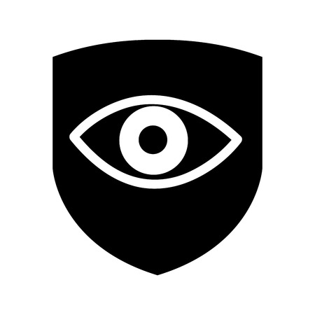 shield insurance with isolated icon vector illustration designのイラスト素材