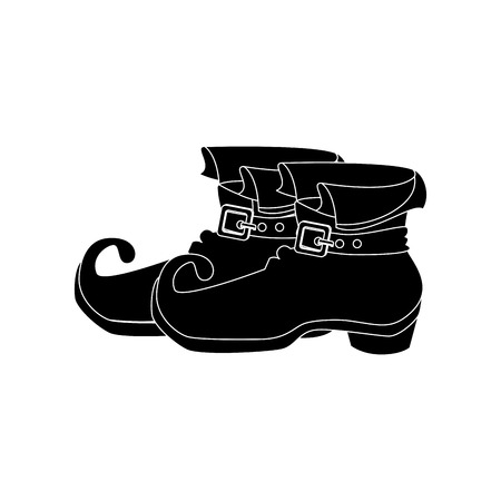 leprechaun boots isolated icon vector illustration designのイラスト素材