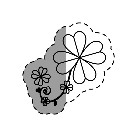saint patrick clover leaf vector illustration designのイラスト素材
