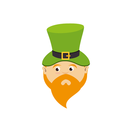 leprechaun comic character icon vector illustration designのイラスト素材