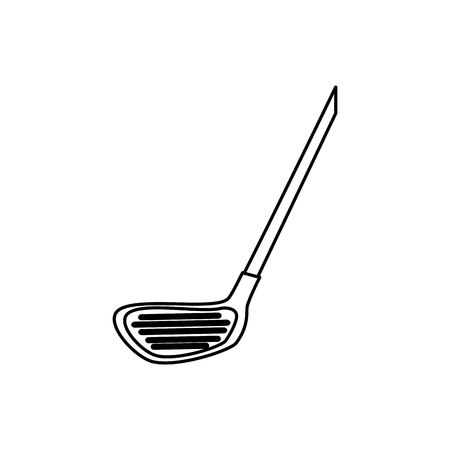 golf club isolated icon vector illustration designのイラスト素材