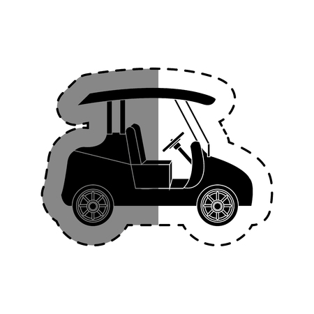 golf cart isolated icon vector illustration designのイラスト素材