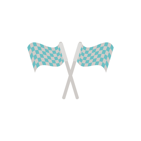 sport flag isolated icon vector illustration designのイラスト素材